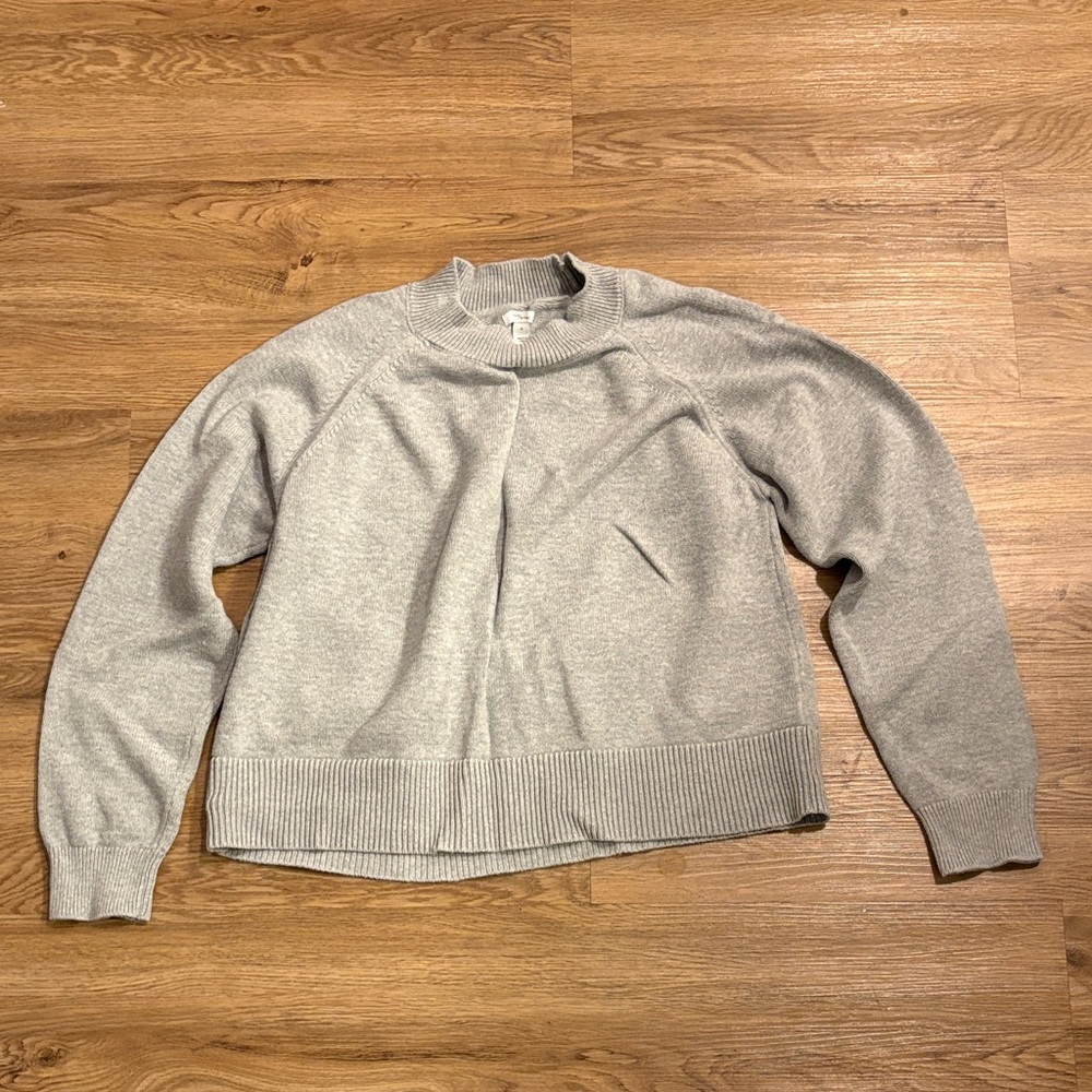 Daily Ritual Gray Crew Neck Sweater
